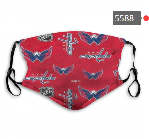 2020 NHL Washington Capitals #4 Dust mask with filter->nhl dust mask->Sports Accessory